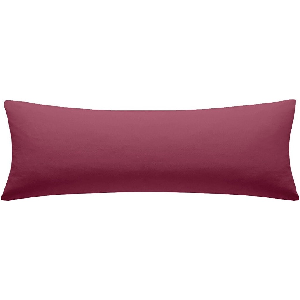 Nesco Uzun Yastık Kılıfı 50X120 cm - 50 x 120 - Mürdüm Yastık Kılıfı Fiyatı