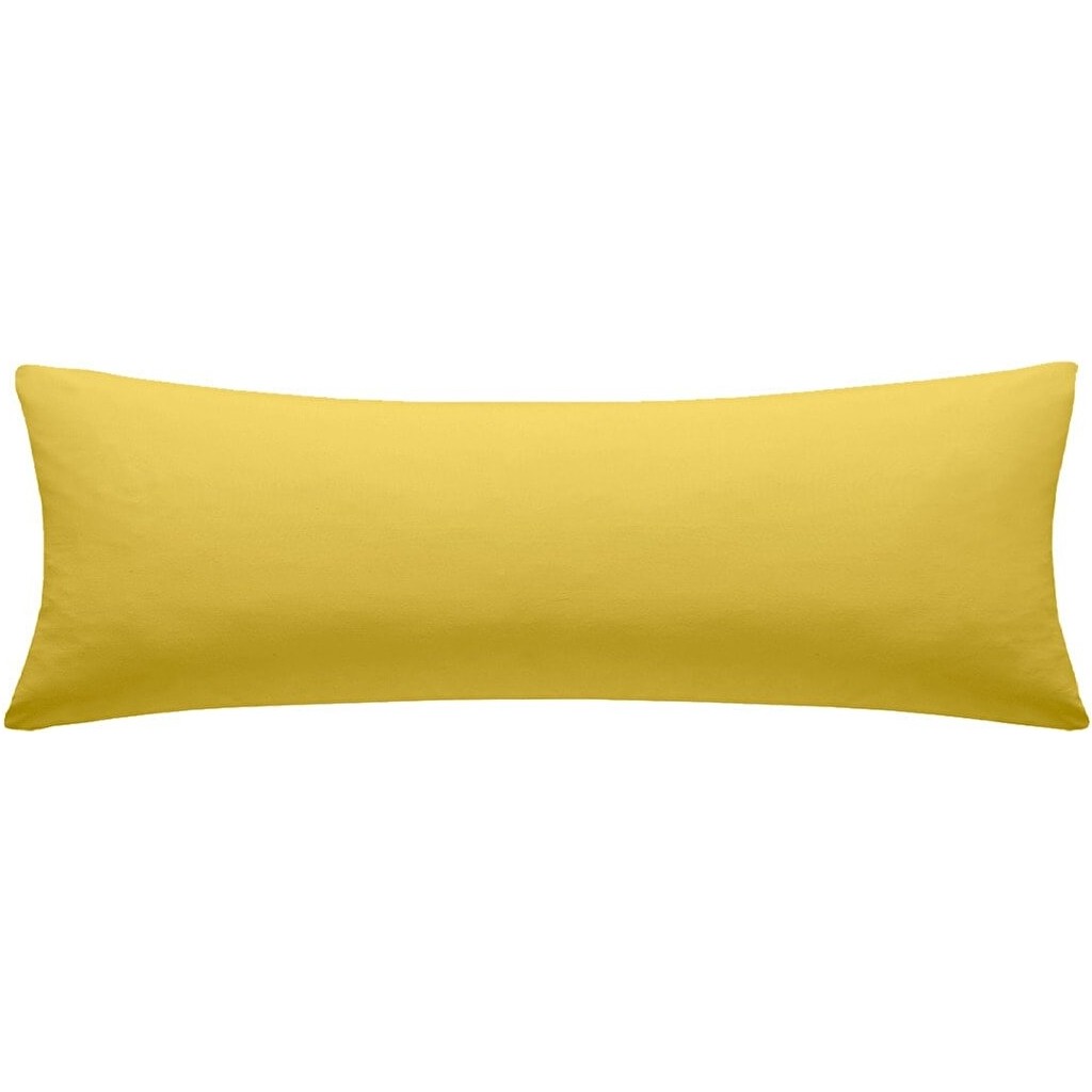 Nesco Uzun Yastık Kılıfı 50X120 cm - 50 x 120 - Sarı Yastık Kılıfı Fiyatı