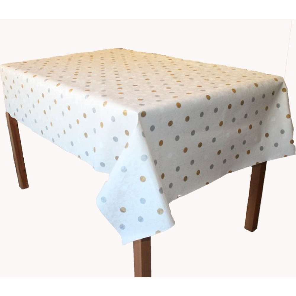 Neşe Astarlı Pvc Muşamba Yuvarlak Kare Dikdörtgen Masa Örtüsü - 140 x 180 cm - Beyaz Masa Örtüsü Fiyatı