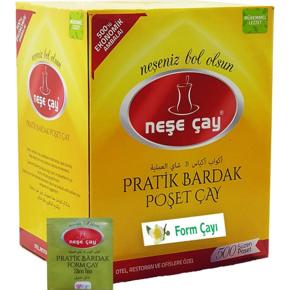 Neşe Çay Pratik Bardak Poşet Form Çayı 500'lü Çay Fiyatı