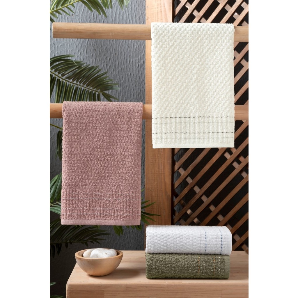 Neşe Home Collection Neşe Home Anna 4’lü Mutfak Kurulama Havlu Seti 40x60 – %100 Pamuklu, Yumuşak ve Emici - Çok Renkli - 40 x 60 cm El / Yüz Havlusu Fiyatı