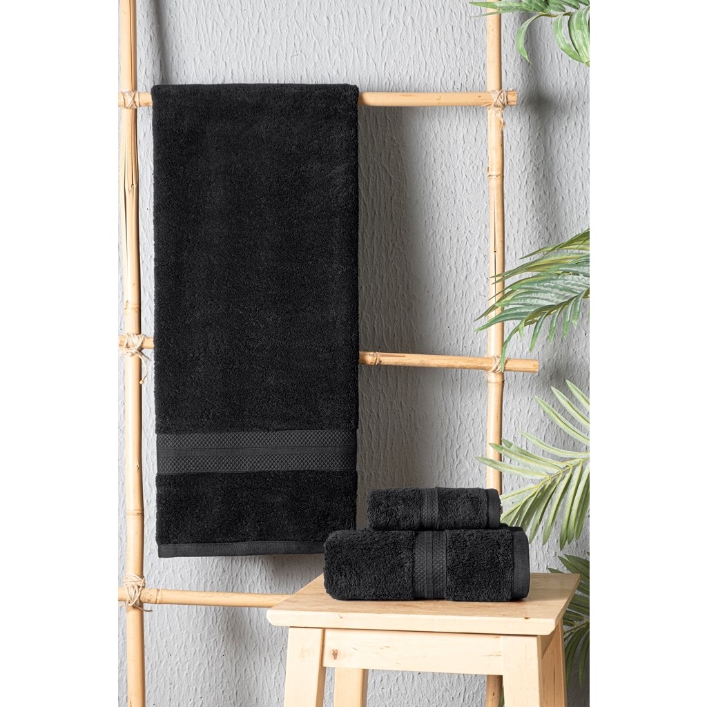 Neşe Home Collection Neşe Home Mallorca 3’lü Siyah Havlu Seti – %100 Pamuklu, Yumuşak ve Emici El / Yüz Havlusu Fiyatı