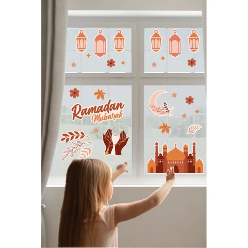 Neşeli Günlerim Ramadan Mubarak Duvar Ramazan Sticker 35X100 cm Duvar Stickerı Fiyatı