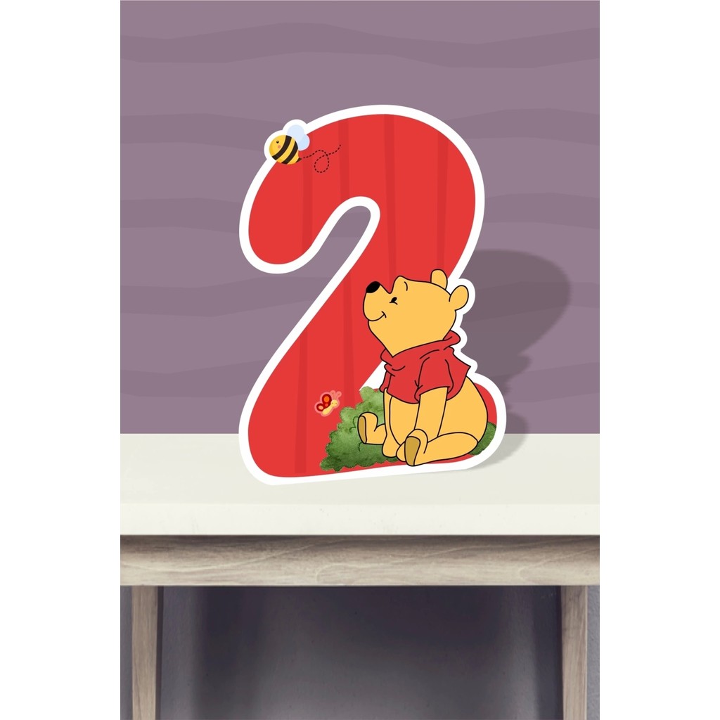 Neşeli Günlerim Winnie the pooh temalı ayaklı rakam pano - 2 yaş (40 cm ) SSD / Solid State Drive Fiyatı