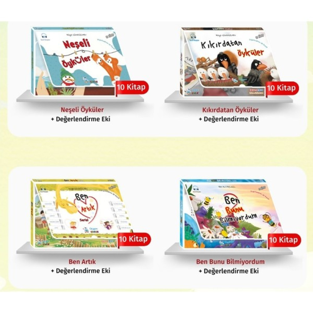 Neşeli Öyküler / Kıkırdatan Öyküler / Ben Artık / Ben Bunu Biliyordum Hikaye Seti 40 Kitap 2024 (Sınıf: 1) Diğer Fiyatı