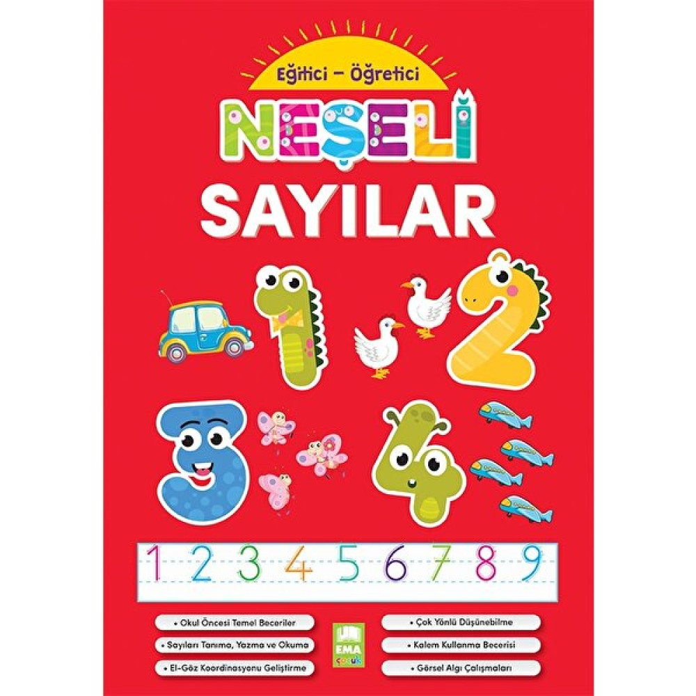 Neşeli Sayılar-Eğitici Öğretici Okul Öncesi Eğitici & Öğretici Kitaplar Fiyatı