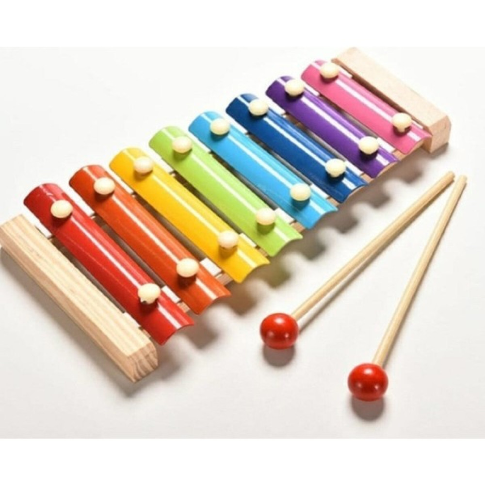 Neşeli Wooden Toys Ksilofon 8 Nota Bebek Oyuncakları Fiyatı