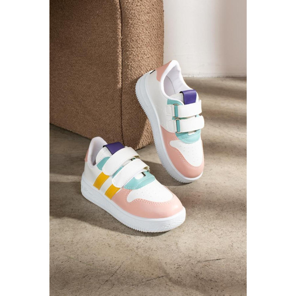 NESEM Shoes Çocuk Renkıisarı Cırtcırtlı Spor Ayakkabı Sneakers 22 Beden Spor Ayakkabı Fiyatı