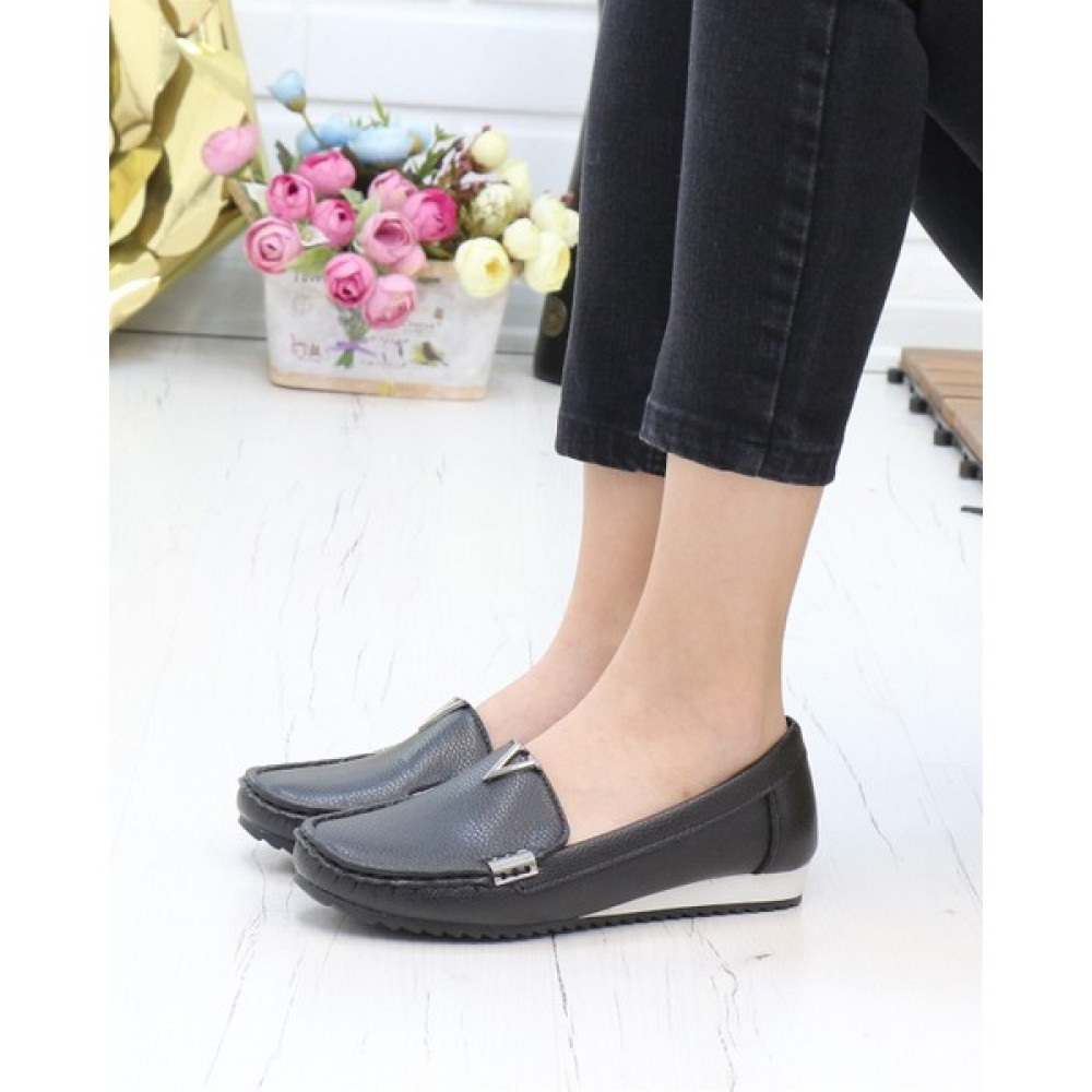 Nesil Shoes Neyna 461001 Siyah Anatomik Günlük Kadın Yürüyüş Ayakkabı Babetler Fiyatı