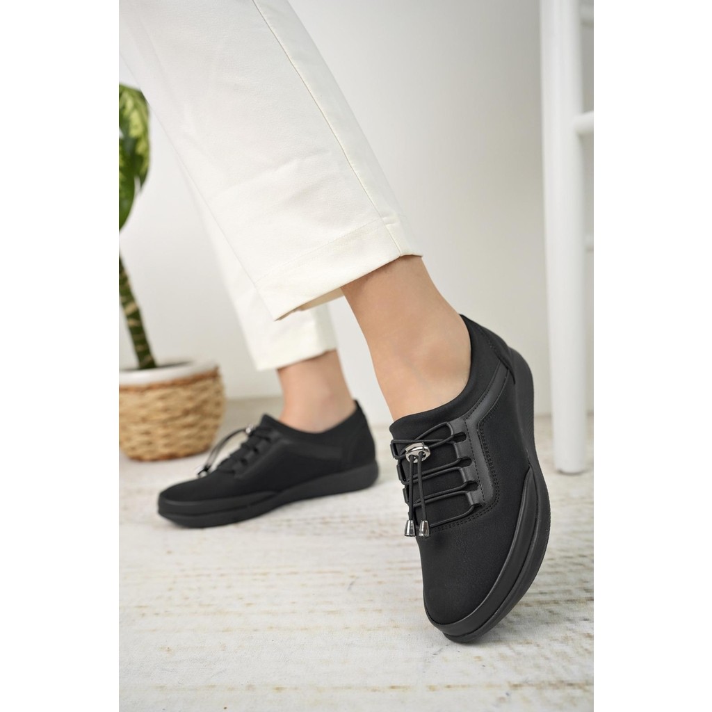 Nesil Shoes Sdf 702 Siyah Zümrüt Anatomik Kadın Ayakkabı Ayakkabılar ve Çantalar Fiyatı