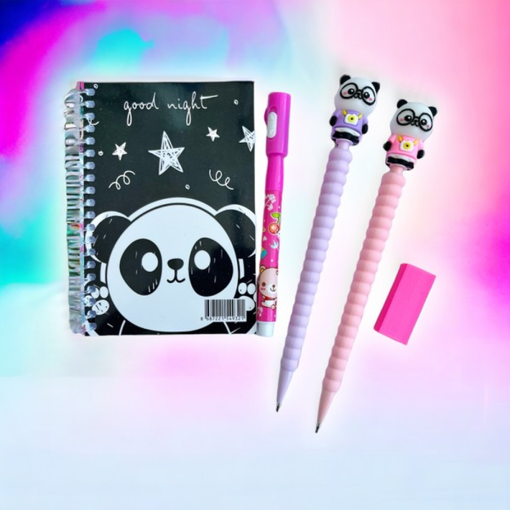 Neslico dalı Mini Set Pembe Görünmez Kalem + dalı Versatil 0.7 Uçlu Kalem + 1 Silgi + 1 Çizgili Mini Defter Okul Malzemeleri Fiyatı