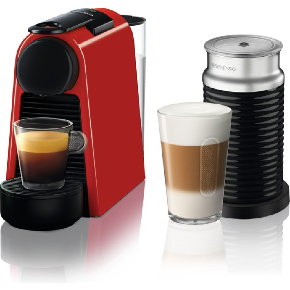 Nespresso D35 Essenza Mini Kırmızı Kahve Makinesi ve Süt Köpürtücü Aksesuar Kahve Makineleri Fiyatı