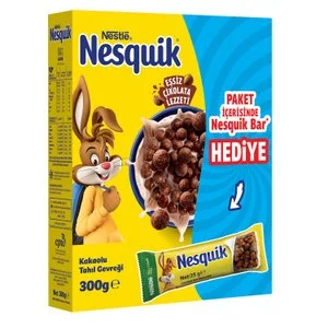 Nesquik 300 g Tahıl Gevreği 25 g Bar Hediye Diğer Fiyatı