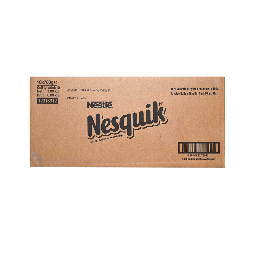 Nesquik Buğday ve Mısır Gevreği 700 gr Kakaolu