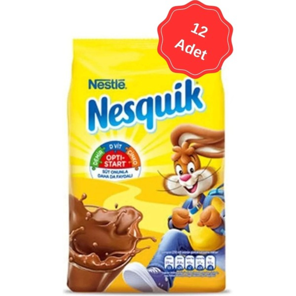 Nesquik Kakaolu Içecek Tozu Display 375g x 12 Adet - 375 gr İçecek Fiyatı