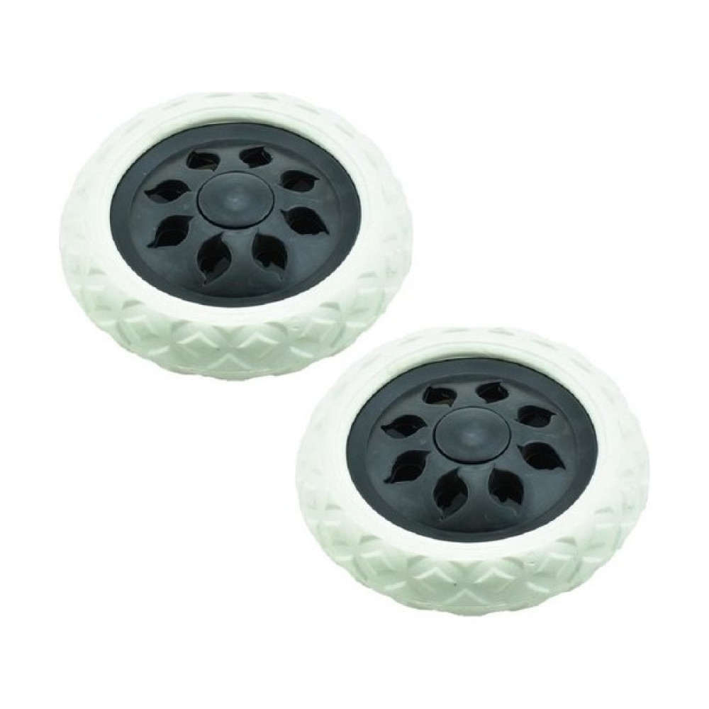 Ness Avm Tak Çıkar Pazar Araba Teker Geçmeli Bebek Arabası Tekerleği Beyaz 15,5 cm 2 Adet PAT0004-4 Eşya Saklama / Düzenleme Fiyatı