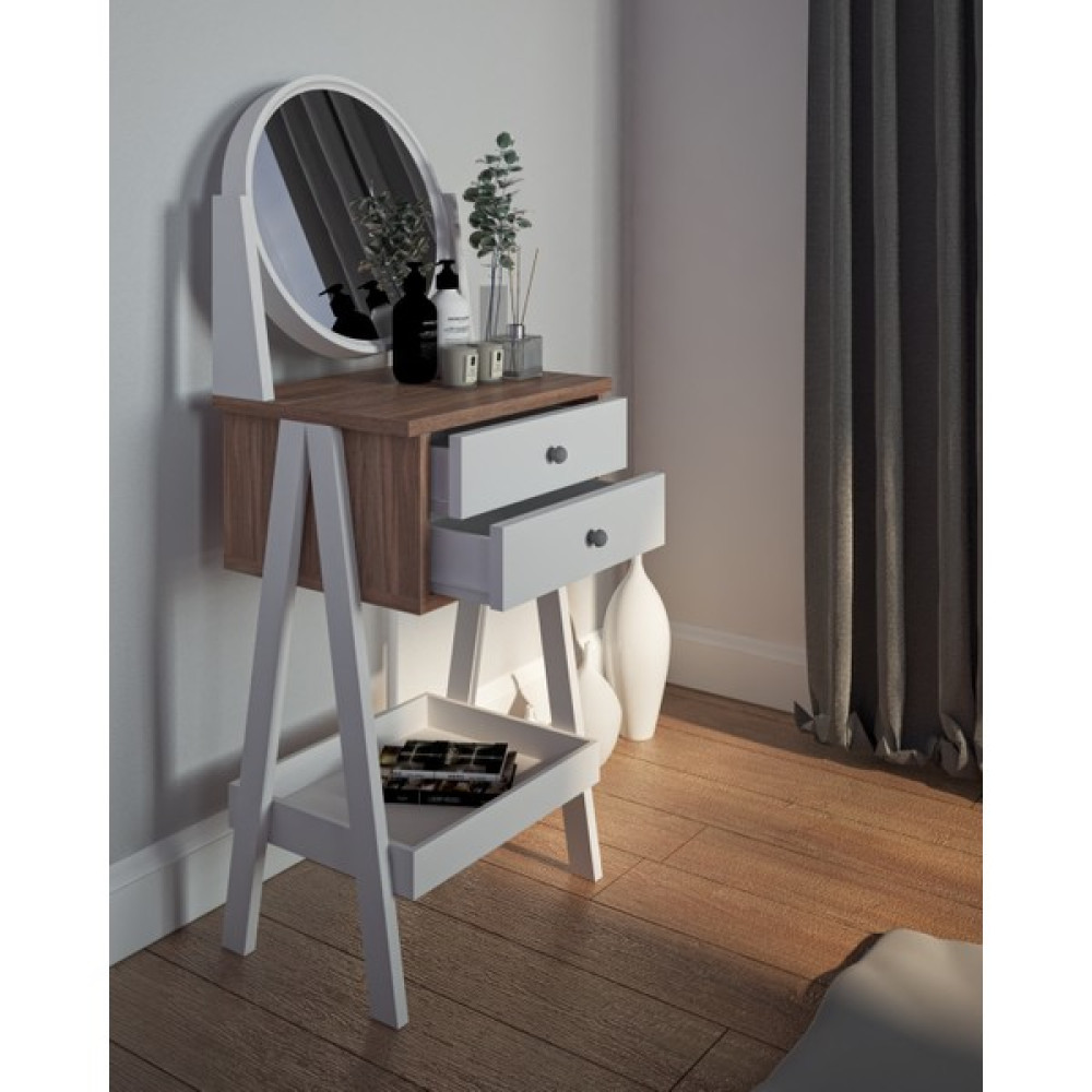 Nesse Shop Nesse Rose Makyaj Masası Dekoratif ve Kullanışlı Dresuar / Makyaj Masası Fiyatı