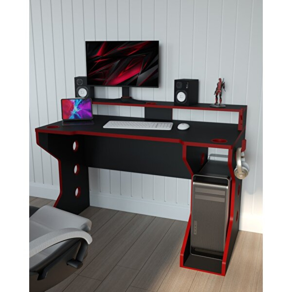 Nesse Shop Oyuncu Masası - Y: 85 cm D: 35 cm G: 120 cm - Siyah Çalışma Masası Fiyatı