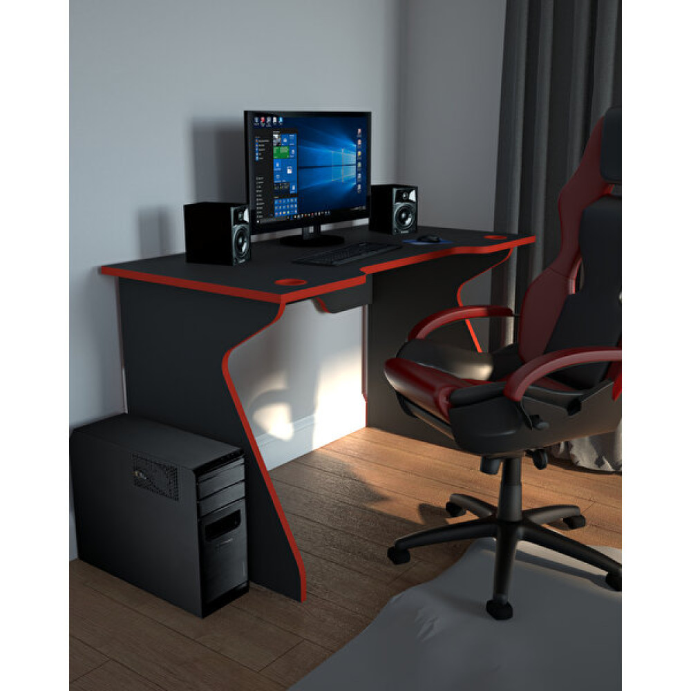 Nesse Shop Pro Oyuncu Gaming Masa Çalışma Masası - 120 x 60 x 74 cm - Siyah Çalışma Masası Fiyatı