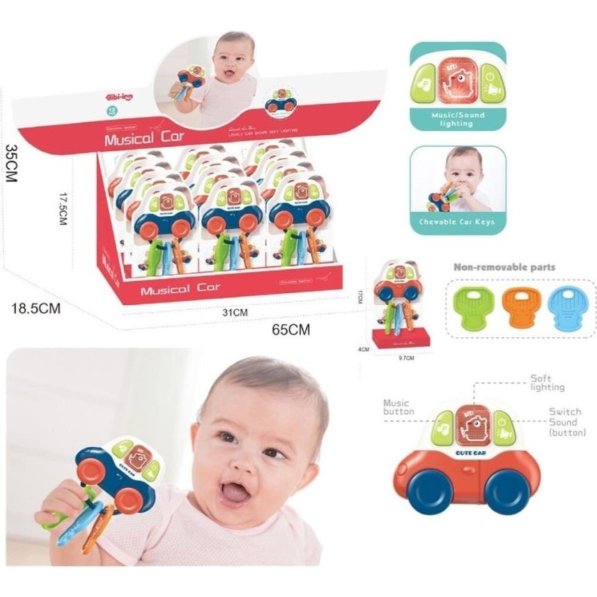 Nessiworld BIB6001-VARDEM Işıklı Müzikli Anahtarlıklı Bebek Arabası Bebek Arabası ve Pusetler Fiyatı