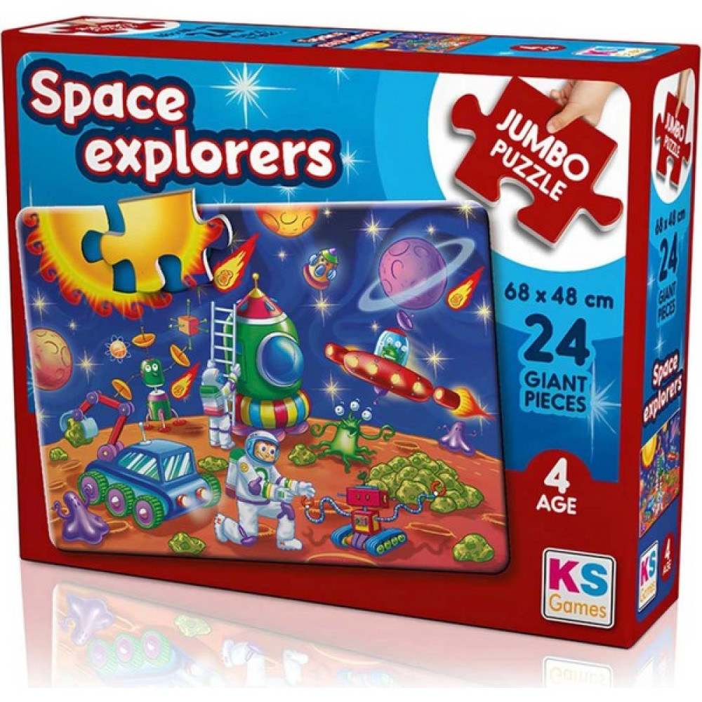 Nessiworld Ks Games Space Explorers 24 Parça Puzzle Oto Boyaları Fiyatı