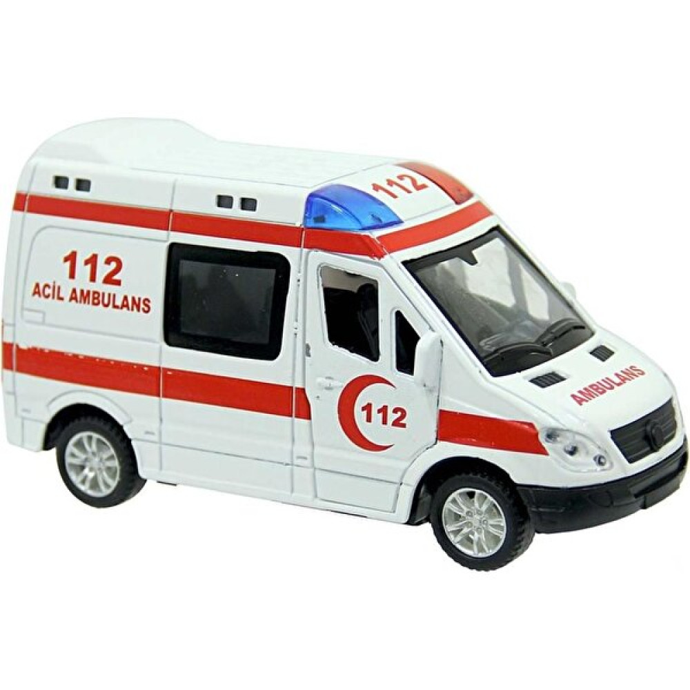 Nessiworld Pilli Işıklı Sesli 112 Metal Ambulans Oyuncak Araç Fiyatı
