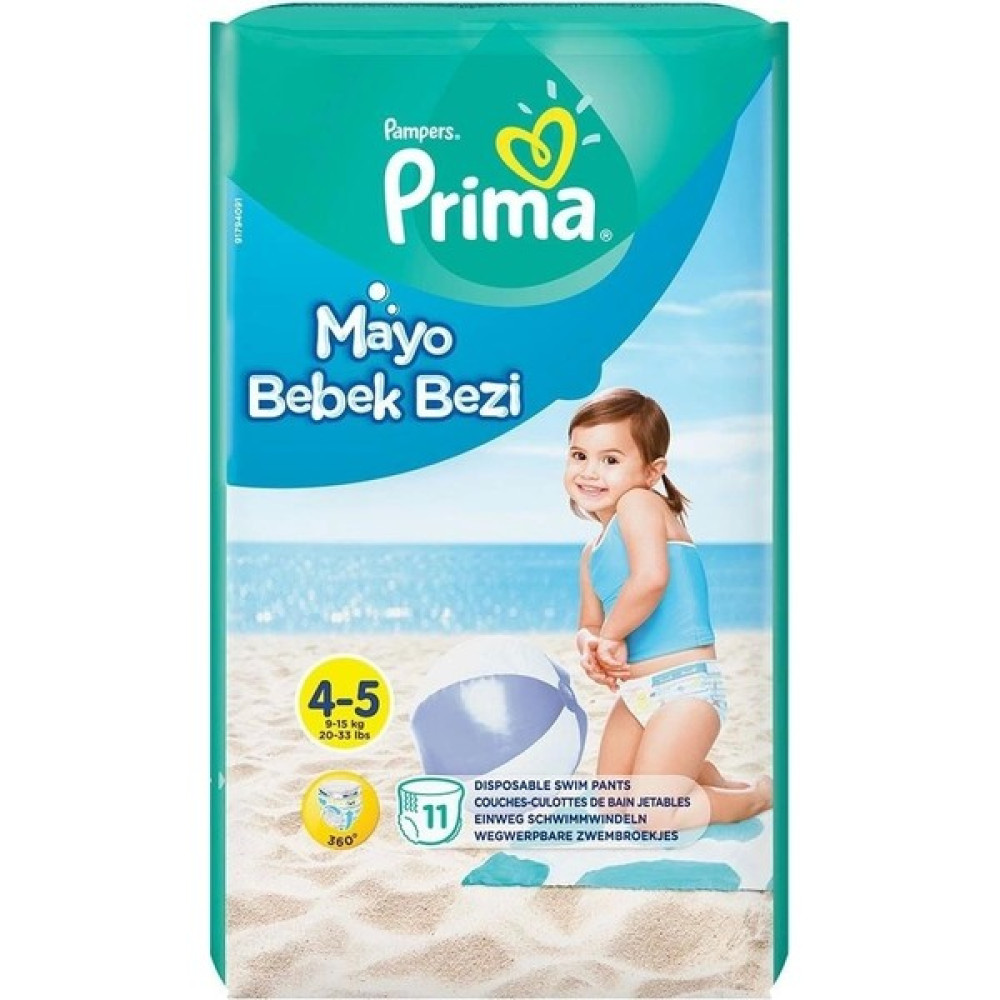 Nessiworld Prima Mayo Bebek Bezi 4-5 Beden 11 Adet - Standart Oto Boyaları Fiyatı