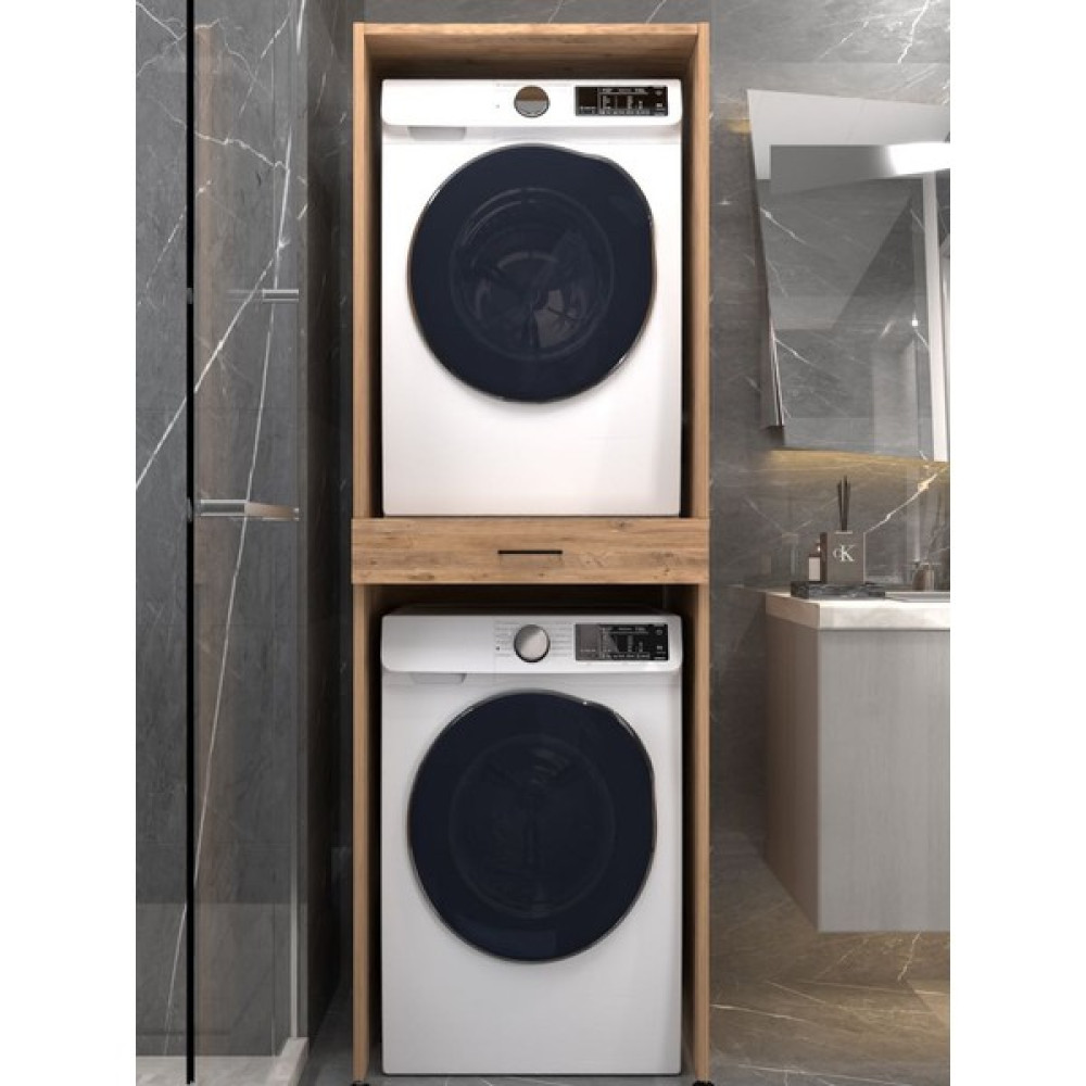 neSStil Home Çamaşır ve Kurutma Makinası Dolabı - Ahşap Banyo Dolabı / Mobilyası Fiyatı