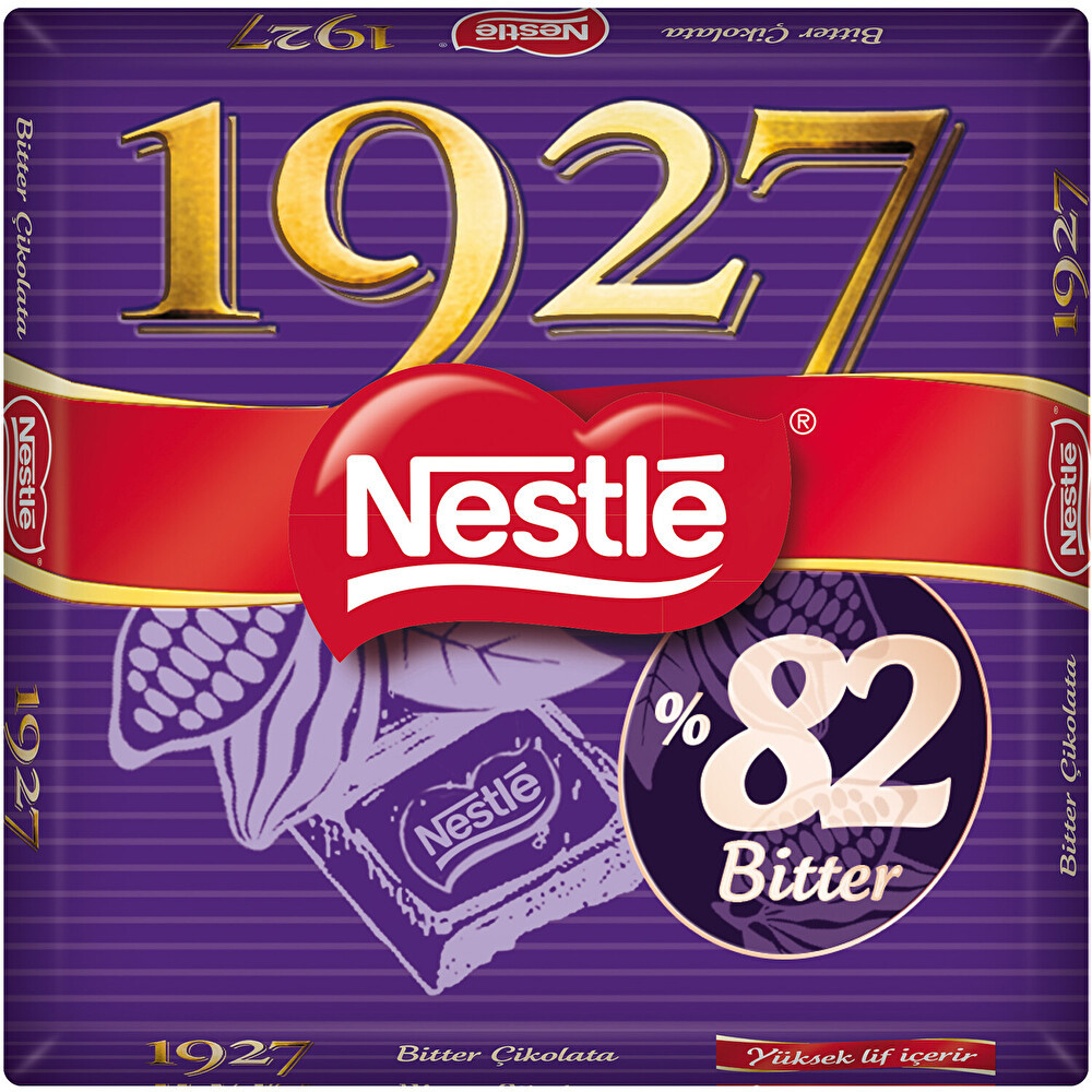 Nestlé 1927 Yüksek Kakaolu Bitter Çikolata %82 Kakao 60 G Kare Çikolata ve Gofret Fiyatı