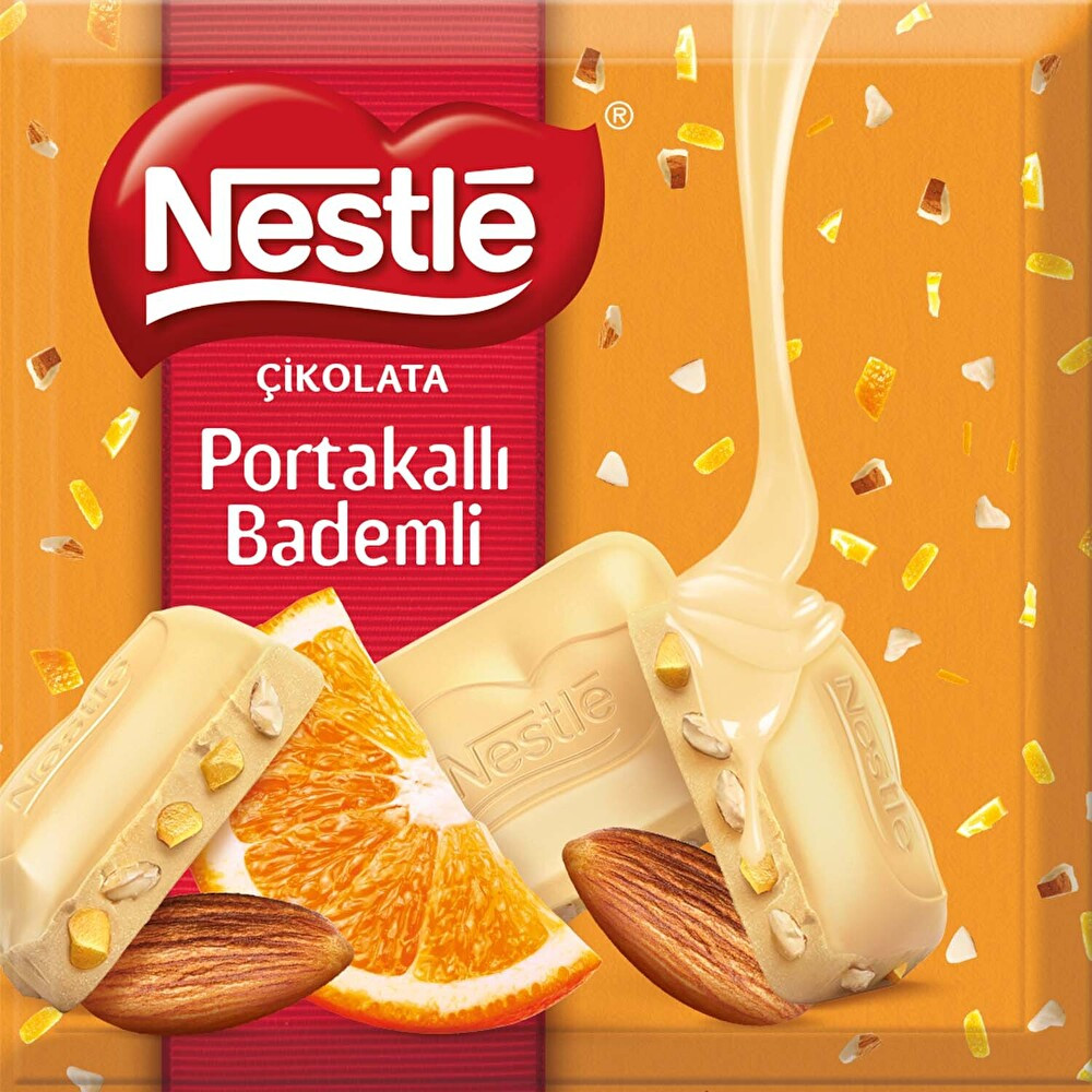 Nestle Classic Beyaz Portakallı Badem Kare Çikolata 60 g Çikolata ve Gofret Fiyatı
