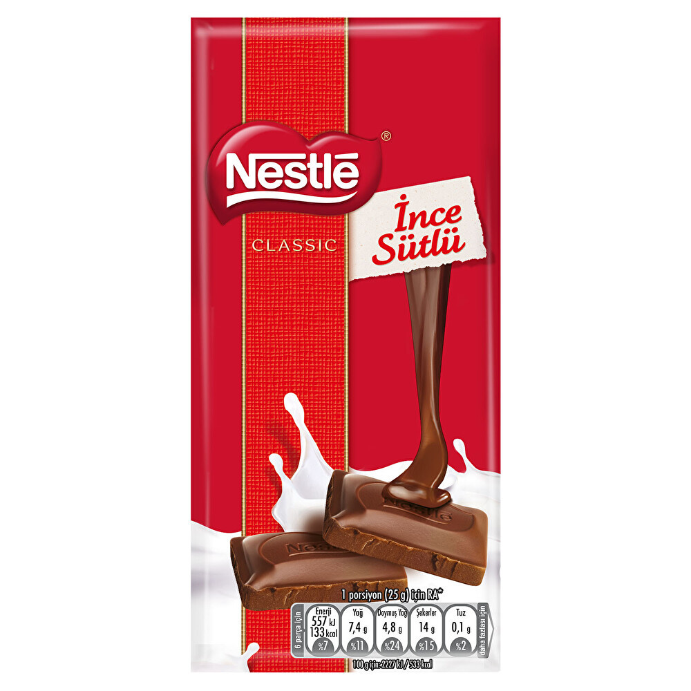 Nestlé Classic Sütlü Tablet 65 Gr Çikolata ve Gofret Fiyatı