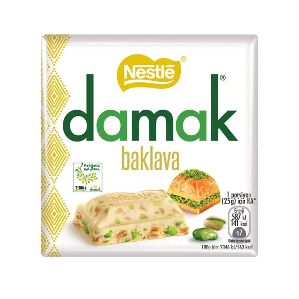 Nestle Damak Baklava Kare 60 gr 6'lı Paket