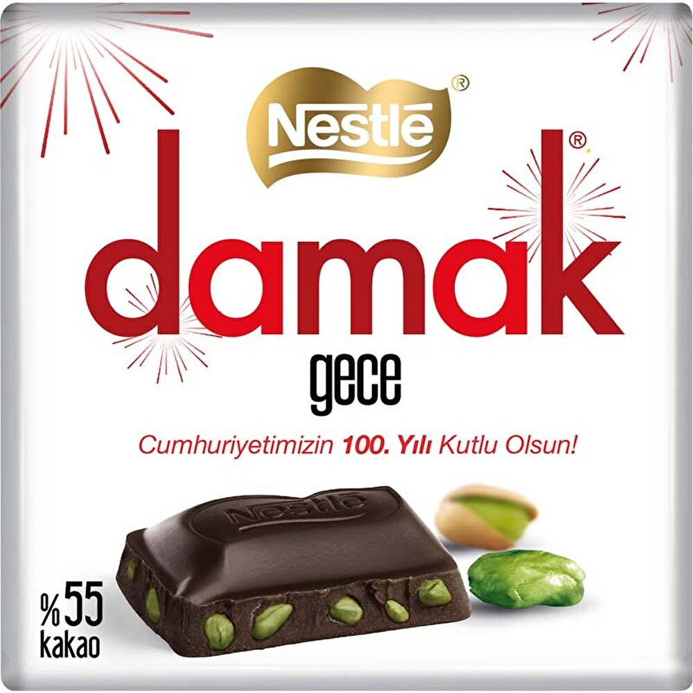 Nestle Damak Gece Tablet Kare 60 G 100. Yıl Çikolata ve Gofret Fiyatı