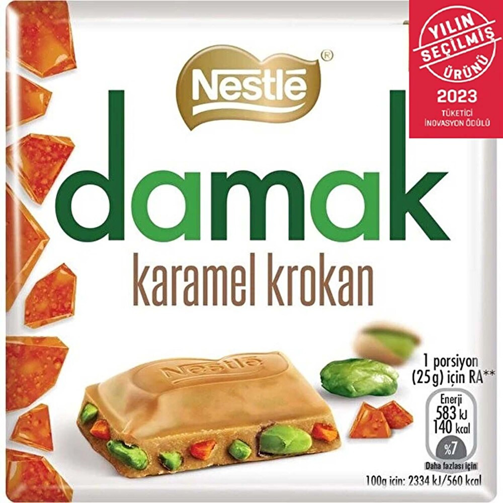 Nestle Damak Karamel Krokan Çikolata 60 G Çikolata ve Gofret Fiyatı