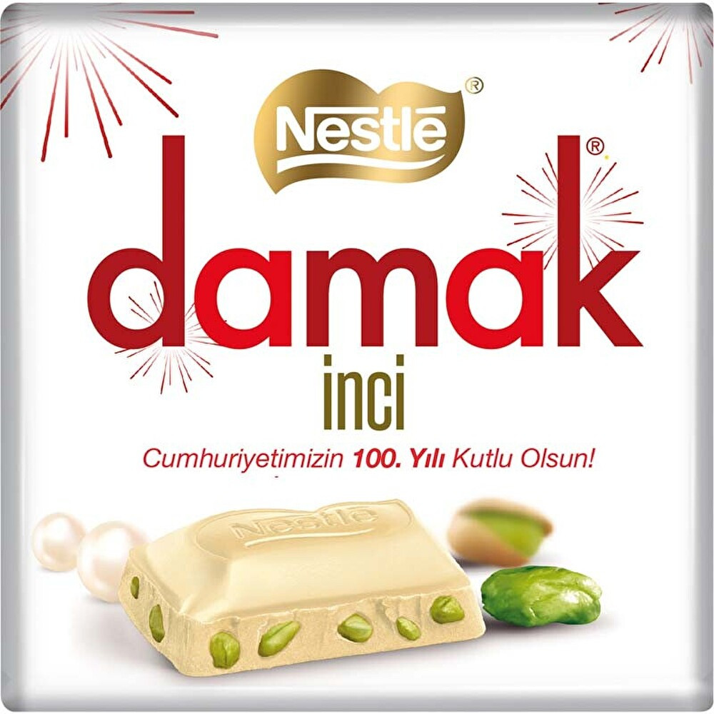 Nestle Damak Tablet İnci Kare 60 G 100.Yıl Çikolata ve Gofret Fiyatı