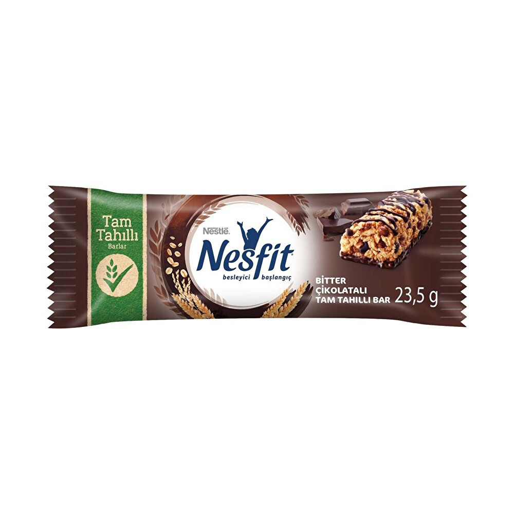 Nestle Nesfit Bitter Çikolatalı Tam Tahıllı Bar 23,5 Gr Çikolata ve Gofret Fiyatı