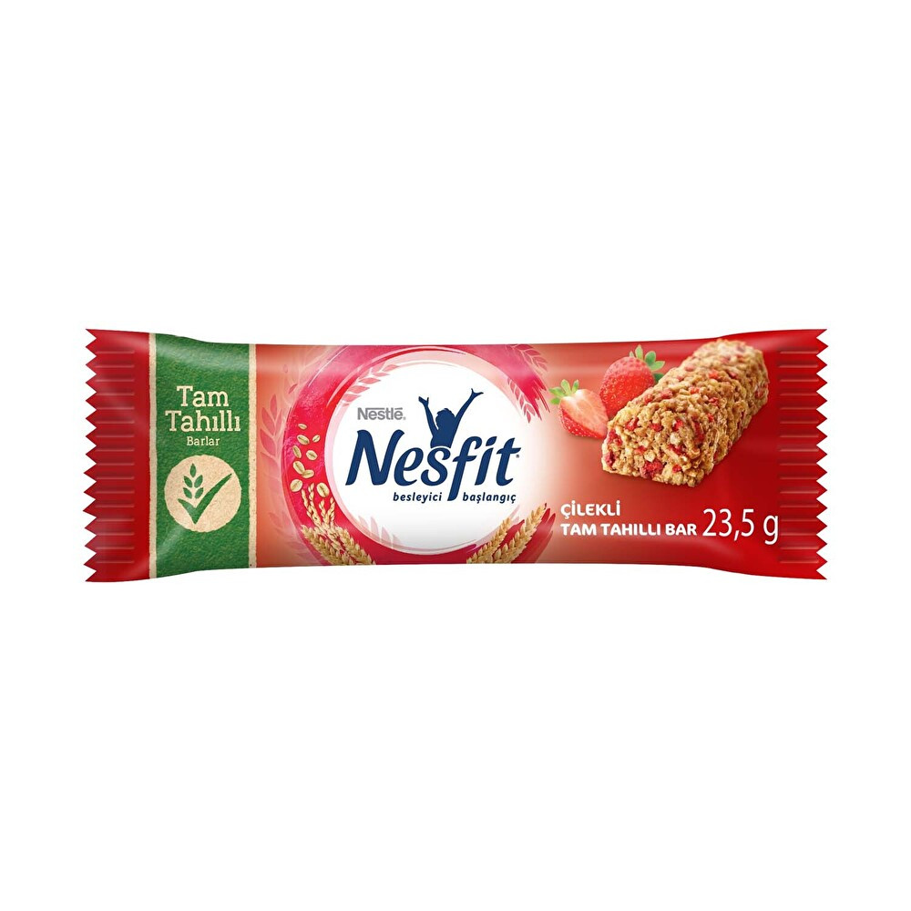 Nestle Nesfit Çilekli Tam Tahıllı Bar 23,5 Gr Çikolata ve Gofret Fiyatı