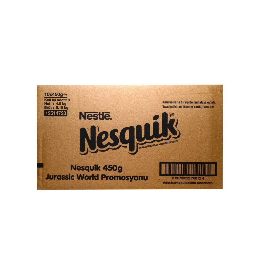 Nestle Nesquik Buğday ve Mısır Gevreği 450 gr Kakaolu