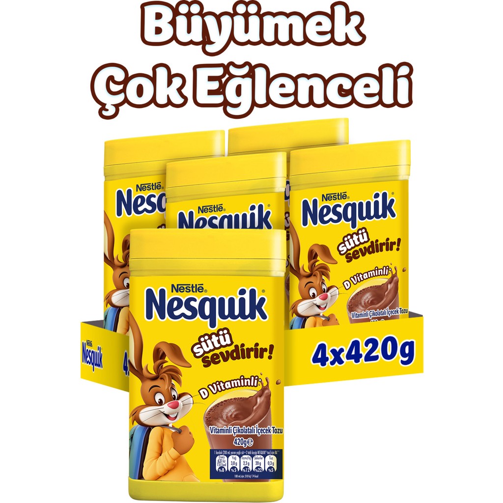 Nestle Nesquik Çikolatalı Toz Içecek 420 gr X4 Diğer Fiyatı