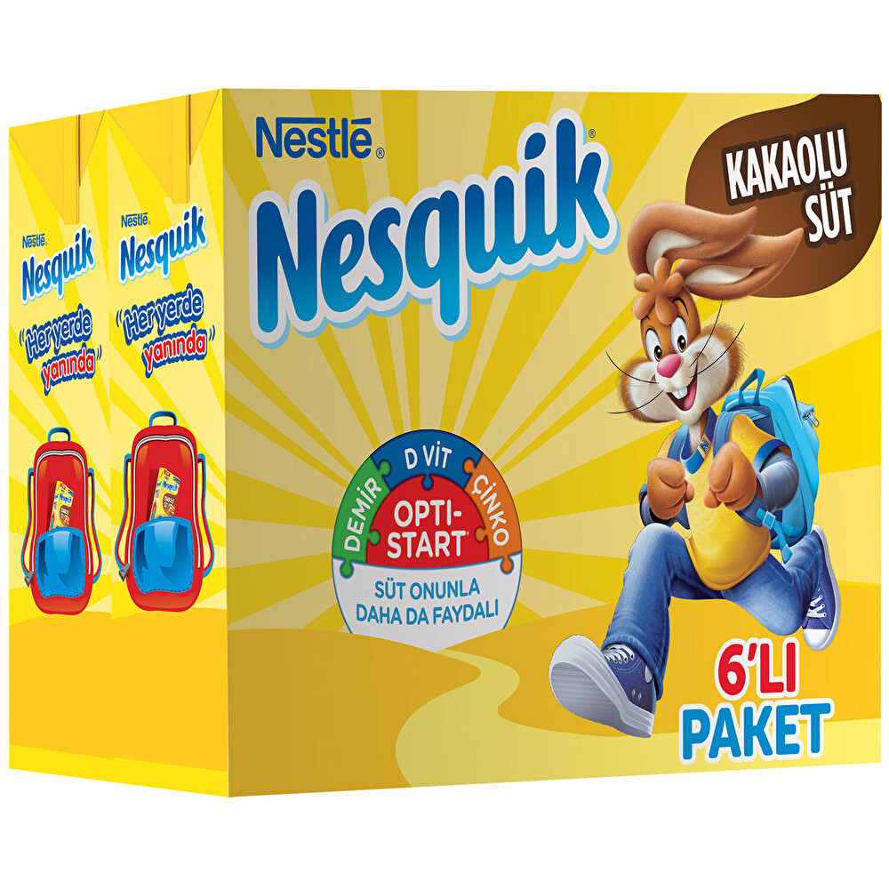 Nestlé Nesquik Kakaolu Süt 6x180 Ml Süt Fiyatı