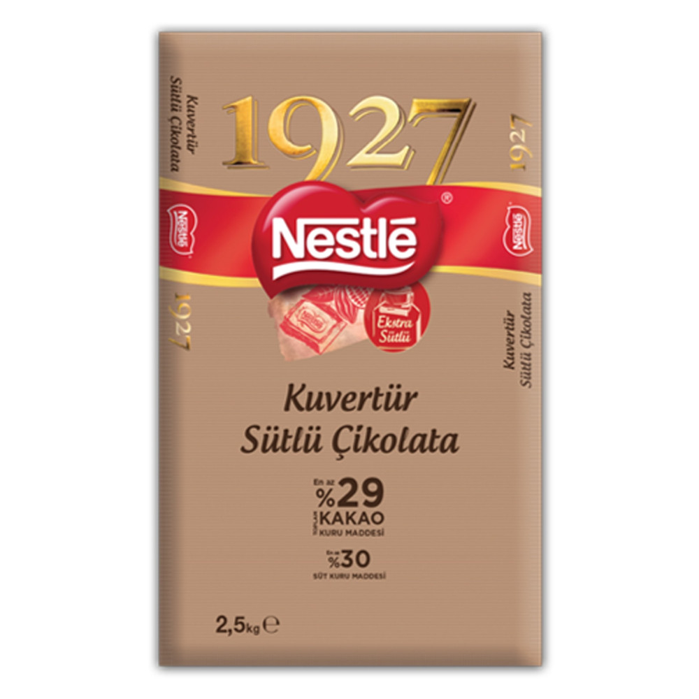 Nestle Nestlé 1927 Kuvertür Sütlü Çikolata 2.5kg Tatlı ve Pasta Malzemeleri Fiyatı