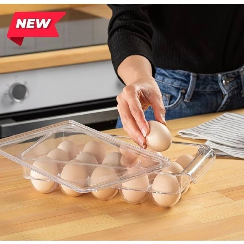 Nesto Home 15 Bölmeli Kapaklı Yumurta Saklama Kabı Buzdolabı Organizer Saklama Kapları Fiyatı