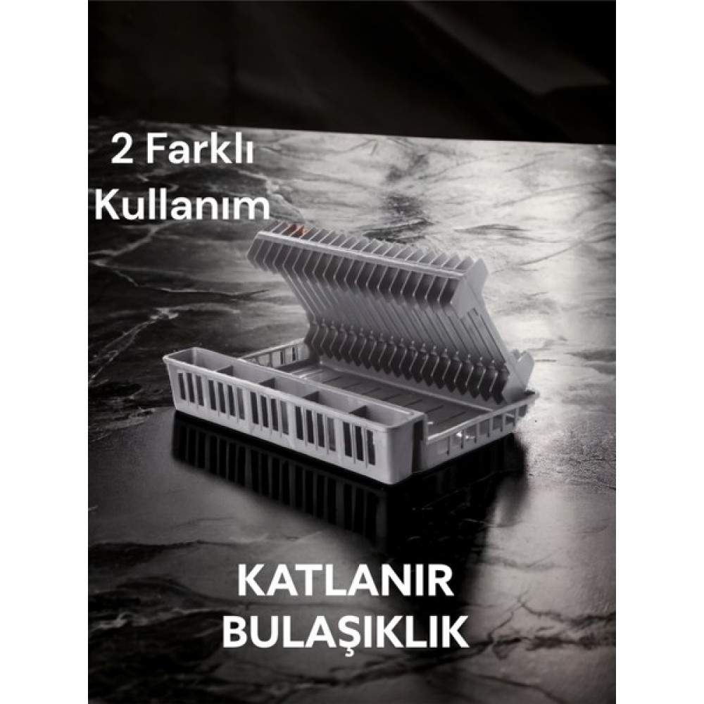 Nesto Home Tezgah Üstü Katlanır Bulaşıklık - Tabaklık - Kurutmalık Bulaşık Düzenleyicisi Saklama Kapları Fiyatı