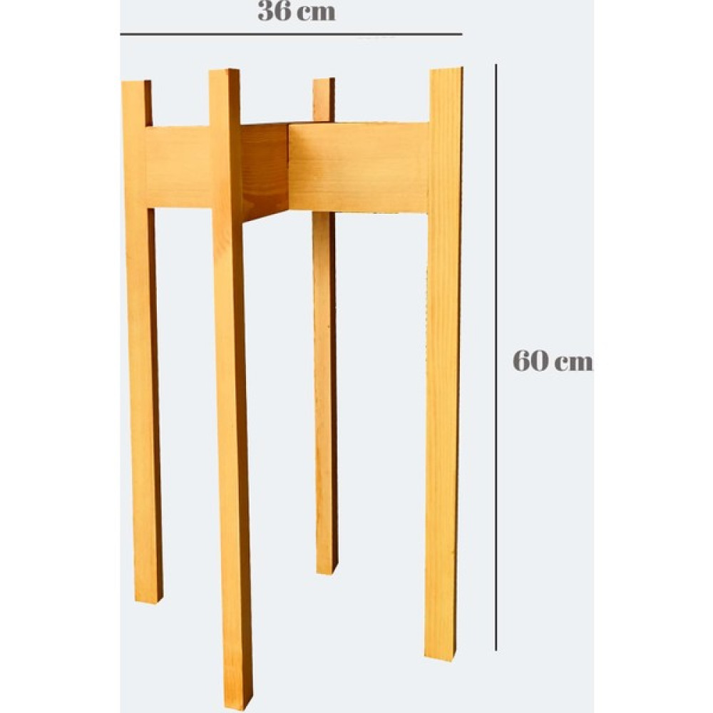 Nestwood Naturel Renk Doğal Ahşap Çiçek Rafı Saksılık Çiçek Standı Saksı Sehpası - 36 x 60 cm Saksı ve Aksesuarları Fiyatı