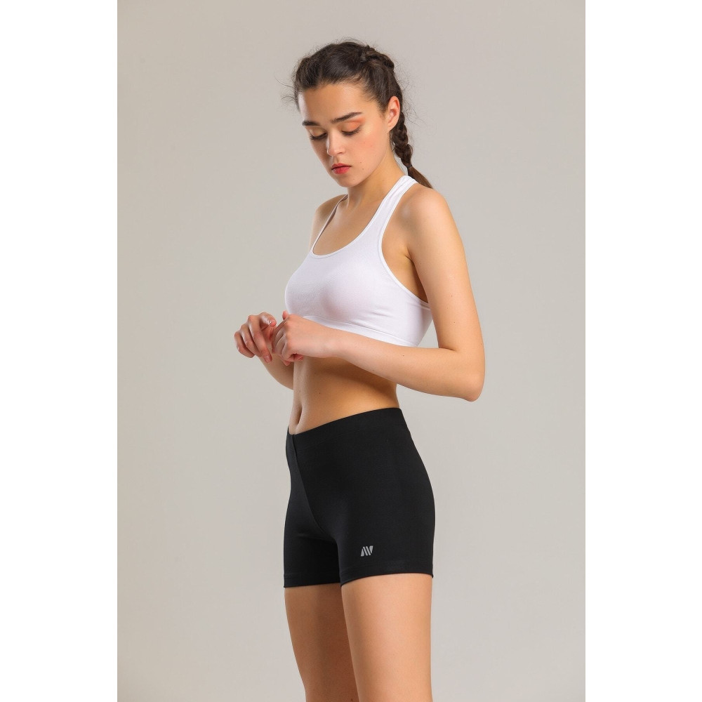 NET COLLECTION Net Spor Modal Kadın Voleybol Mini Tayt Siyah 2XL Beden Tayt Fiyatı