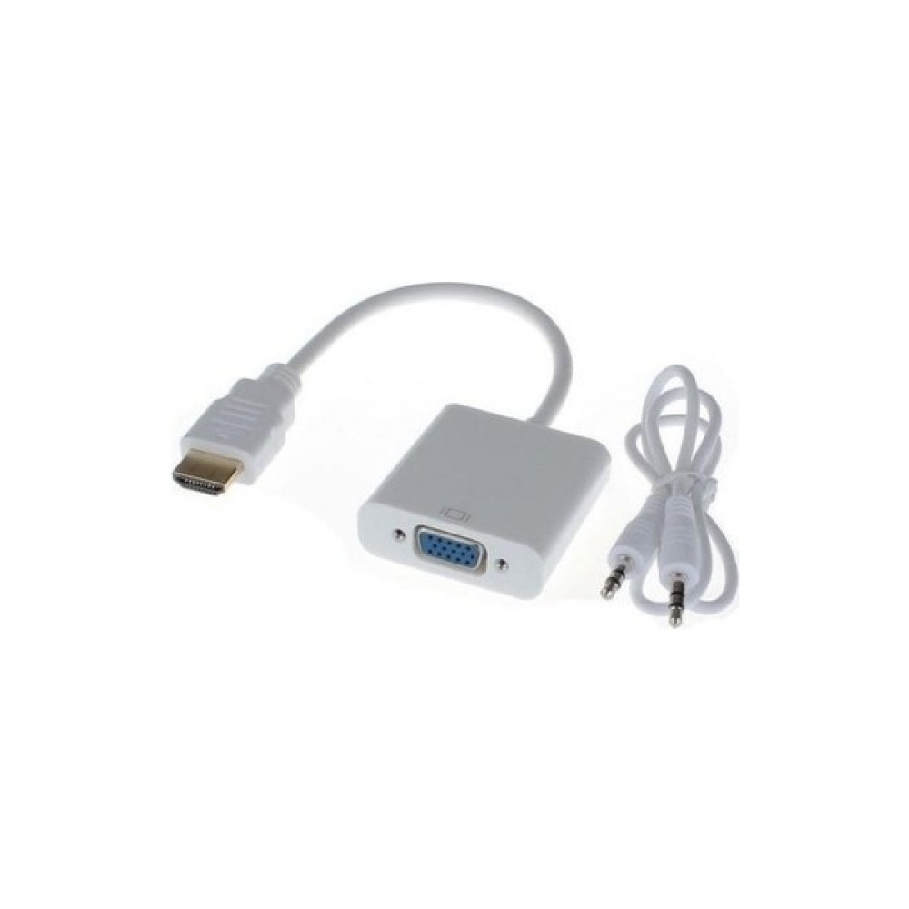 Net Dünya HDMI To VGA Ses Çıkışlı Kablo Çevirici Dönüştürücü Adaptör Bilgisayar Çevirici ve Adaptörü Fiyatı