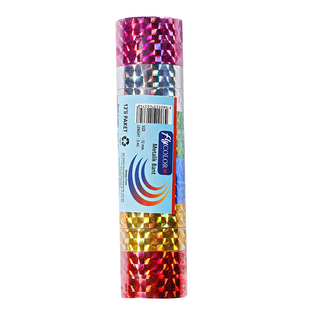 Net Müzik Fly Metalik Bant 12 Li 12mm Selobant Fiyatı