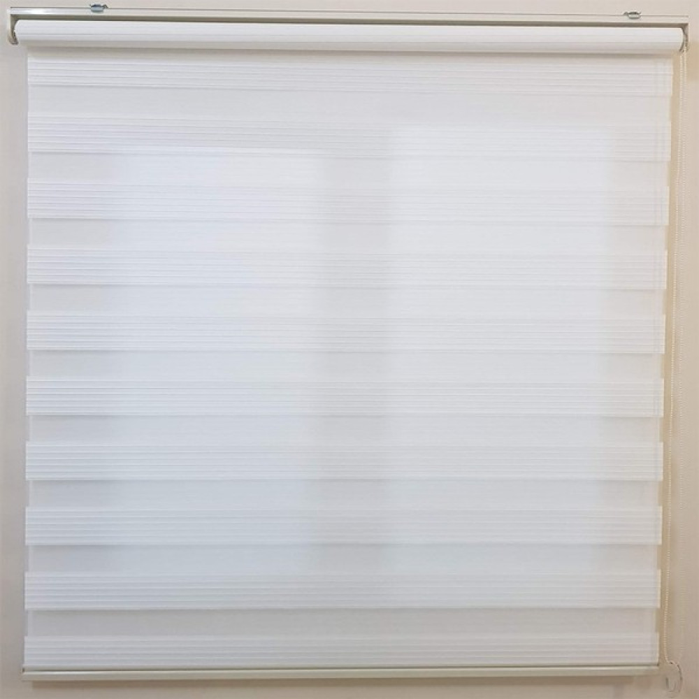 Net Perde Geniş Pliseli Ekru Kırık Beyaz Zebra Perde Ofis Ev Mutfak - 180 x 280 cm Perde Fiyatı