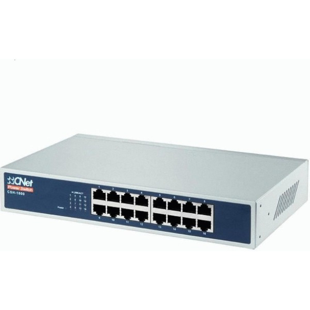 Net Zero Cup Cnet CSH-1600 16 Port Fast Ethernet Switch Hub & Switch Fiyatı