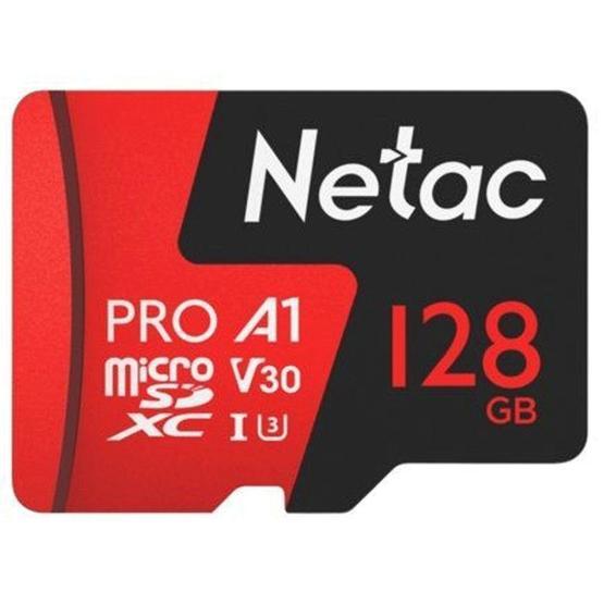 Netac 128G MicroSDXC V30/A1/C10 NT02P500PRO-128G-R Hafıza Kartı Hafıza Kartları Fiyatı